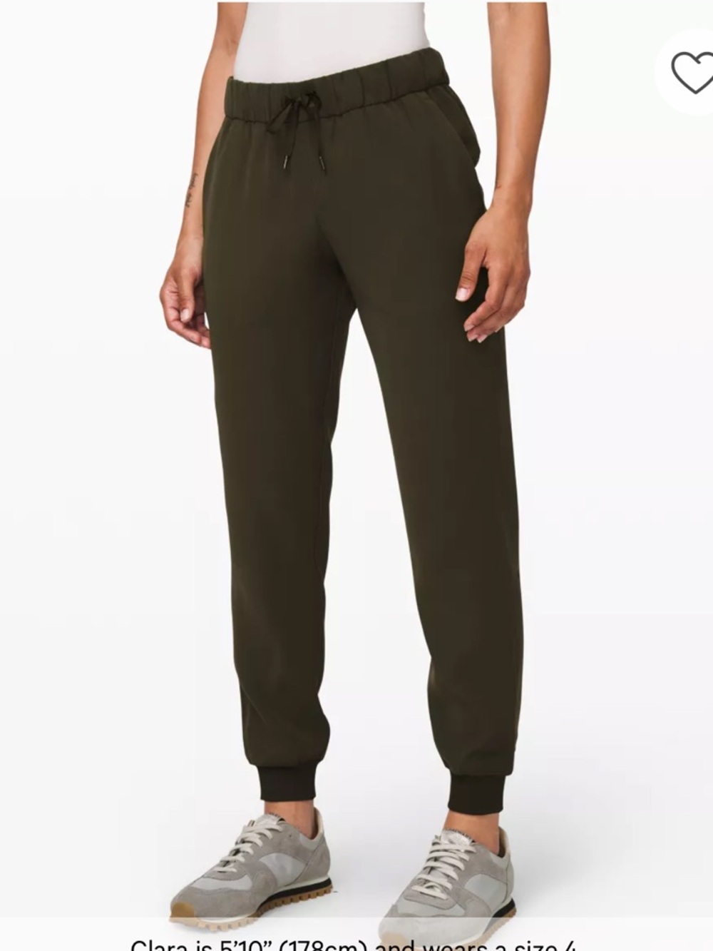 On the Fly Jogger Woven — Olive Green Women's Joggers 2
